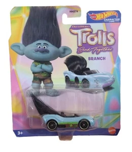 2023 Hot Wheels Character Cars - Trolls Band Together - BRANCH - NEW (HKV20) - Picture 1 of 4