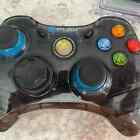 At Play Microsoft Xbox 360 Smoke Clear Black Wired Controller No Cord