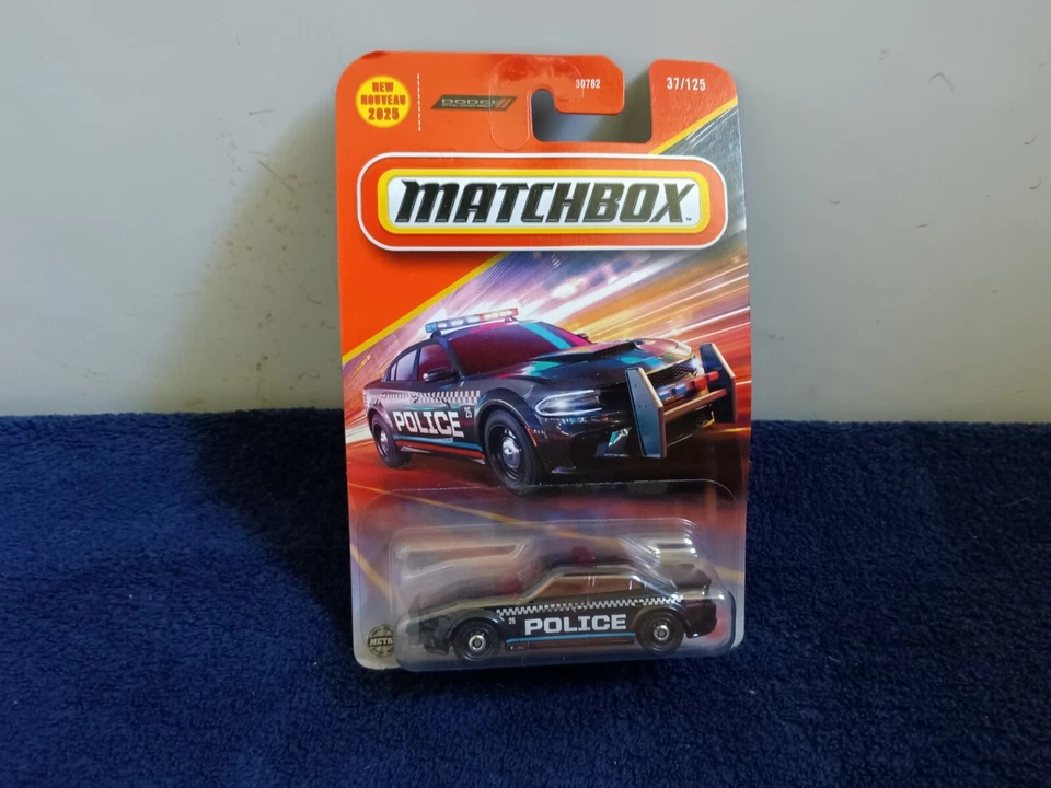 2025 Matchbox 37/125 2023 Dodge Charger Pursuit - Image 1 of 1