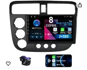 Honda Civic 01-05 Radio, Trim And Back Up Camera - Picture 1 of 8