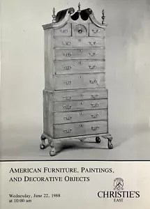 Christie's EAST - Amerikanische Möbel, Gemälde, Deko 1988 Auktionskatalog - Bild 1 von 9