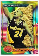 POOH RICHARDSON REFRACTOR SP 1993-94 TOPPS FINEST 33 INDIANA PACERS UCLA BRUINS