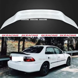 For 1998-2002 Honda Accord 4 Door Sedan Pearl White Rear Trunk Lip Spoiler Wing - Picture 1 of 16
