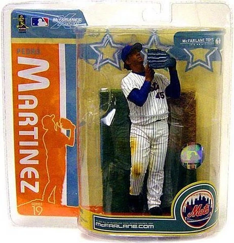 Pedro Martinez New York Mets McFarlane action figure NIB MLB Amazins Series 19 Cover