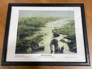 POLLUTED DELTA | Rob Alexander Signed Print with Frame (#045/950) - Picture 1 of 3