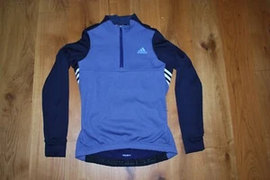 GENUINE WOMENS ADIDAS CYCLING THERMAL JERSEY (SMALL) - EXCELLENT USED - Picture 1 of 8