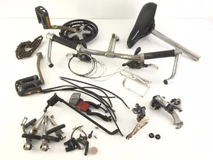 Huge Lot! Mountain Bike Mechanics Project Bicycle Parts Restoration Shimano SIS - Picture 1 of 12