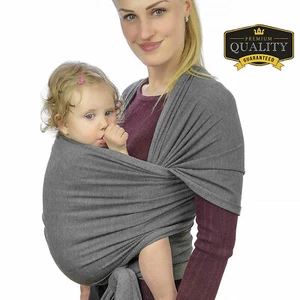 FASCIA PORTA bebè bebe NEONATO WRAP MARSUPIO GENERALWORK - Imagen 1 de 8