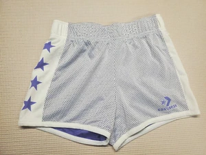 Converse Girls' Purple/White Lightweight Mesh Athletic Shorts size 12-13 - Picture 1 of 4