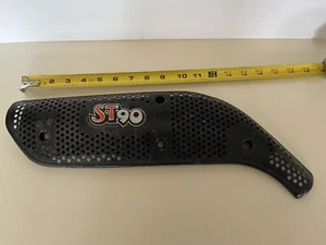 1973-1975 Honda St90 Trail 90 Muffler Guard Cover Shield Genuine OEM Original - Picture 1 of 4