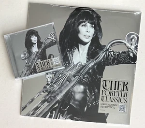 CHER * FOREVER * LIMITED EDITION 2x SILVER VINYL & CD * BN & SEALED - Picture 1 of 8