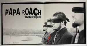 PAPA ROACH lovehatetragedy ORIGINALE 12x24 PROMO ALBUM POSTER piatto 2 lati - Foto 1 di 2
