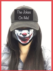 3EA Clown The JOKER Double Layer Face Mask Washable Soft Cloth Nose Mouth Cover - Picture 1 of 9