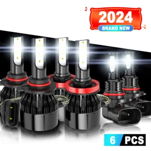For Ford F 150 2015-2020 LED 6000K Combo Headlight Hi/Low Beam + Fog Light Bulbs - Picture 1 of 15