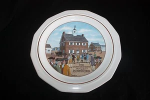 Vintage Collector Plate, York County Court House, York County, Pennsylvania - Picture 1 of 5