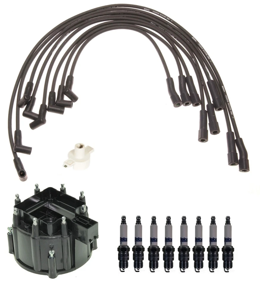 Kit de encendido ACDelco distribuidor tapa rotor cable y bujías para Pontiac V8 GAS Foto 1 de 1
