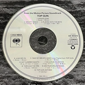 Top Gun Soundtrack [CD 1986 Columbia] Various Artists Compilation Disc Only - Picture 1 of 1