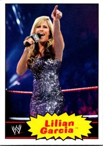 2012 Topps Heritage WWE #25 Lilian Garcia - Picture 1 of 2