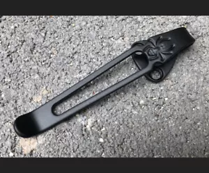 Clip de titanio negro hecho para Spyderco ambicioso tenaz resistencia a la persistencia - Imagen 1 de 6
