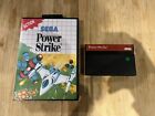 Power Strike - Sega Master System - No Instructions - Cover Is Home Made