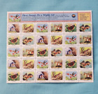 1989 - "NATIONAL WILDLIFE FEDERATION" FULL SHEET OF STAMPS LOOK!!!