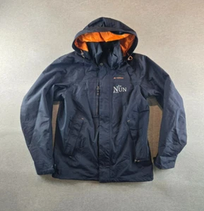 The Nun Crew Jacket Quechua Full Zip 300 Rain Jacket Men's Small Blue - RARE - Picture 1 of 10