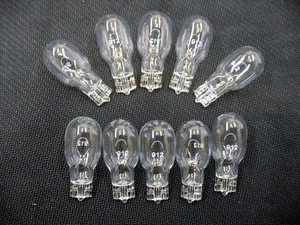 Box 10 CLEAR 912 T10 12V Wedge Mini Incandescent Automotive Light Bulb Bulk - Picture 1 of 12