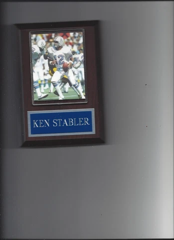 KEN STABLER PLAQUE HOUSTON OILERS FOOTBALL NFL Cover