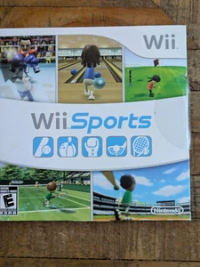 Wii Sports Nintendo Wii Game Complete CIB w/ Cardboard Sleeve Manual - Picture 1 of 10