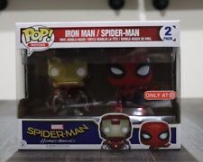 Funko POP! Iron Man & Spider-Man (2 Pk) (Target Exclusive)(Vaulted) Homecoming