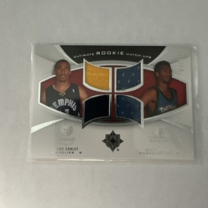 2007-08 Ultimate Rookie Match-Ups Patches #URM-BC Mike Conley, Corey Brewer /99