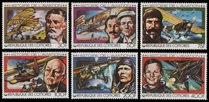Komoren 1978 - Mi-Nr. 429-434 A ** - MNH - Luftfahrt / Aviation - Bild 1 von 1