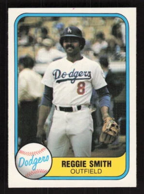 1981 Fleer #111 Reggie Smith Los Angeles Dodgers - Image 1 of 2