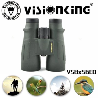Visionking 8x56 HD Waterproof ED Binocular BAK4 Telescope Hunting Bird Watching - Image 1 of 4
