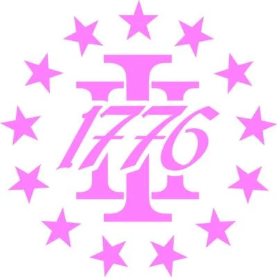 13 Colonias Porcentaje Logo 1776 Estilo Patriota 2 Calcomanías Varios Colores y Tamaños Foto 1 de 4