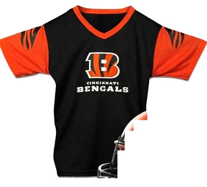 BRAND NEW CINCINNATI BENGALS FRANKLIN FOOTBALL MESH LARGE YOUTH BOYS KIDS JERSEY - Picture 1 of 4