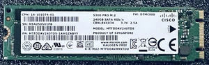 Micron 5300 Pro M.2 SSD 240GB SATA Drive Cisco 16-101076-01 Micron MTFDDAV240TDS - Picture 1 of 4