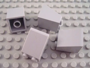 LEGO Lot of 4 Light Bluish Gray 2x2x2 Slope Pieces - Picture 1 of 1