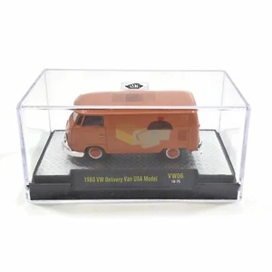 1960 WW Delivery Van USA Model Orange Volkswagen Collectible Cars Collection - Picture 1 of 7