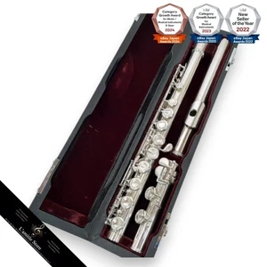 Yamaha Flute YFL614 Silver Tube Pro Model with Case - Picture 1 of 3