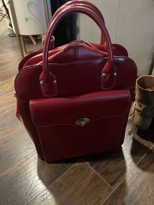 Maletín vertical para portátil McKlein La Grange 15.4" cuero de vaca grano superior Foto 1 de 4