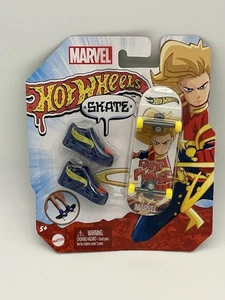 Hot Wheels Marvel Skate Captain Marvel New Tech Deck Shoes Finger board - Bild 1 von 2