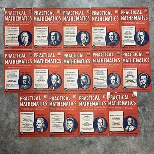 Practical Mathematics: Issues 1-14 Antique 1943 - Picture 1 of 6