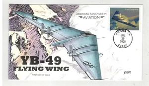 2005 COLLINS HANDPAINTED AVIATION ADVANCES AIR FORCE YB-49 FLYING WING AIRPLANE - Picture 1 of 1