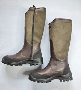 LE CHAMEAU SKADI GTX MARRON DUNKELBRAUN HERREN WASSERDICHT LEDER HOHER STIEFEL GRÖSSE 8,5 - Bild 1 von 9