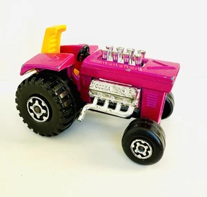 1972 Vintage Matchbox #25 Mod Tractor Purple Made In England Farm Equipment Toy - Picture 1 of 6