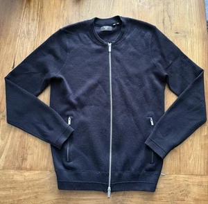 Men’s Superdry Zip Cardigan Jacket Jumper - Small - Navy Blue - Picture 1 of 8