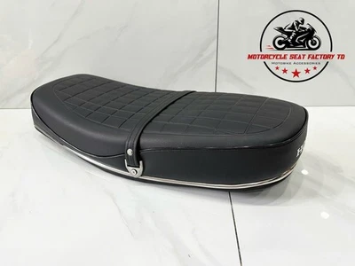 Honda CB500K 1971 Classic Style Motorcycle Seat Metal Pan Black CB500 Four K0. - Image 1 of 4