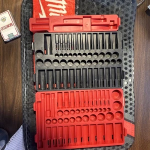 Milwaukee Heavy Duty Tray  3/8" Drive Ratchet & Socket Tool Box Organizers - Picture 1 of 4