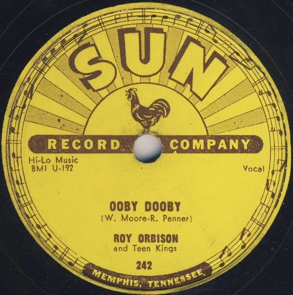 Roy Orbison And Teen Kings / Ooby Dooby / Go! Go! Go! 1956 US 10in Vinyl Sun 242 - Image 1 of 1